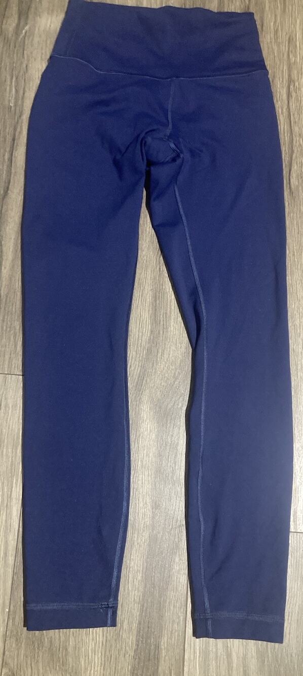 Lululemon Wunder Train High-Rise Blue 25” Inseam Size 4